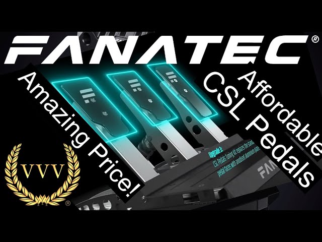 Fanatec CSL Pedals announcement
