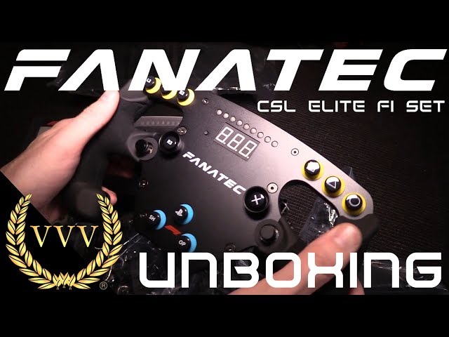 Fanatec CSL Elite F1 Set Unboxing